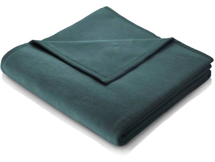 Wohndecke BIEDERLACK Unicolour , grün (smaragd), B:150cm L:200cm, Baumwolle, Polyacryl, Polyester, Wohndecken, Wohndecke, in vielen Farben, Kuscheldecke