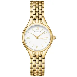 Rosefield MUWGSG-MU01 Damen-Armbanduhr Quarz Muse Goldfarben