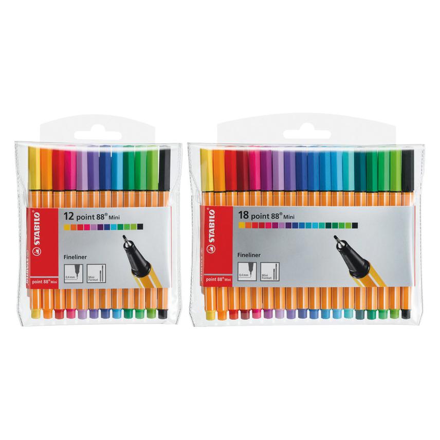 Stabilo point 88 Mini Fineliner (18x) (688/18-1)