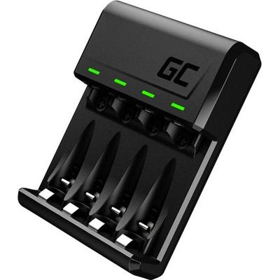 Green Cell VitalCharger Rundzellen-Ladegerät NiMH Micro (AAA), Mignon (AA)