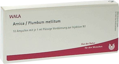 WALA Heilmittel GmbH ARNICA/PLUMBUM mellitum Ampullen 10X1 ml 01750720