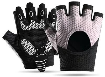 Uplift Essentials Pro Grip Anti Vibration Fitness Handguards pink s