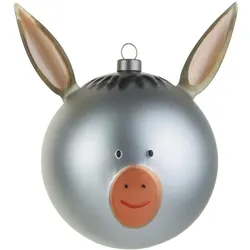 Alessi, Christbaumschmuck, Asinello Weihnachtsbaumkugel