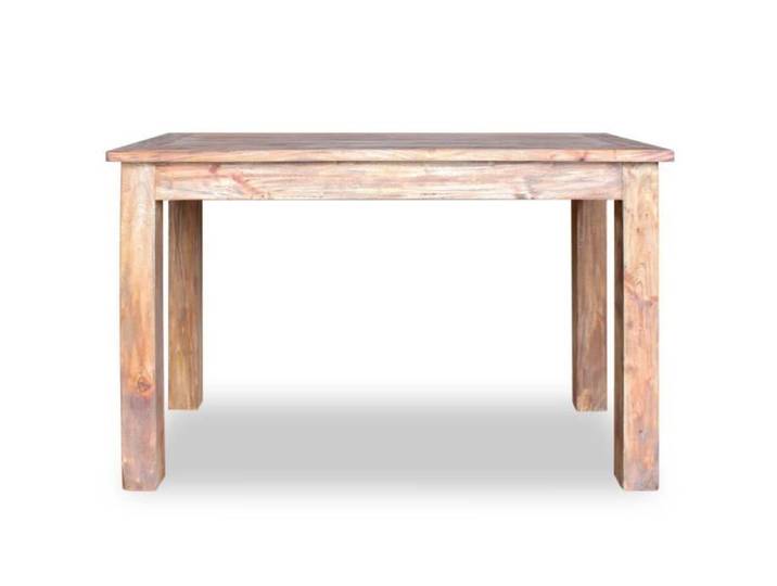 oVsky Table de Salle à Manger en Bois de Récupération Massif 120 x 60 x 77 cm