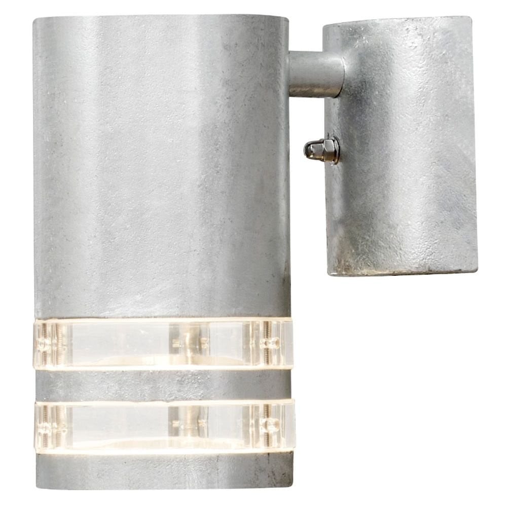 Konstsmide Modena Wandspot Downlight Zinkgrijs 15 cm