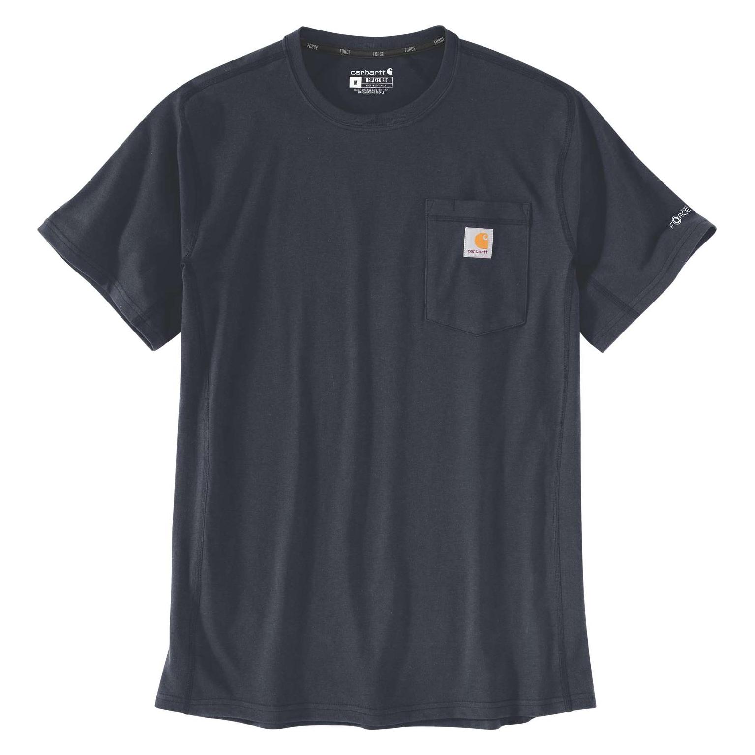 Carhartt Force T-Shirt mit mittlerer Tasche in Marineblau (S) (.106652.I26.S004)