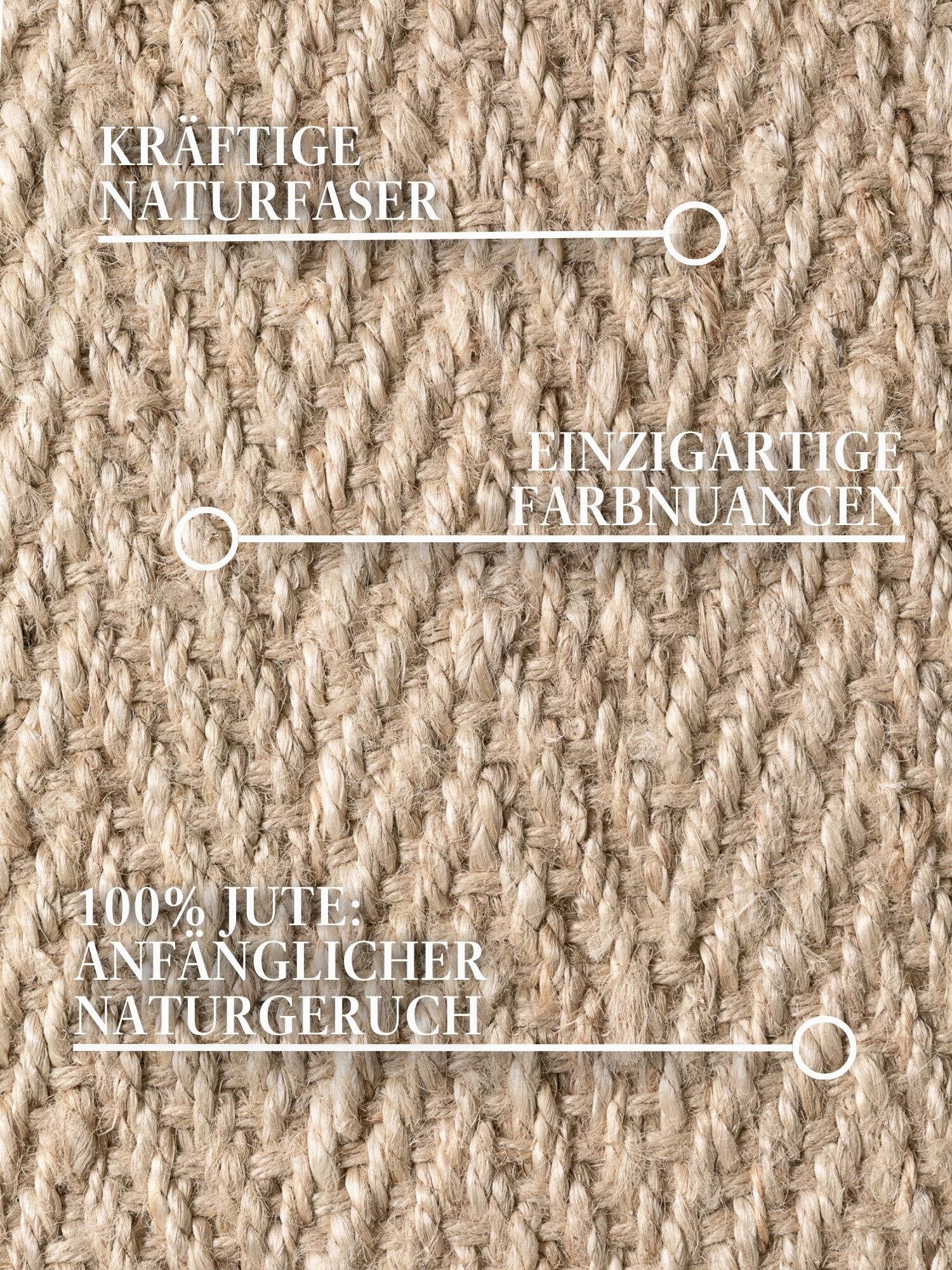 Teppich VILLEROY & BOCH "Mirabelle", beige (natur, elfenbein), B:200cm H:10mm L:300cm, Jute, Teppiche, Teppich, Jute, Natur, Wohnzimmer, Esszimmer, Schlafzimmer, Fischgrätendesign natur, elfenbein B : 200cm 1 Stk., 10mm, L: 300cm