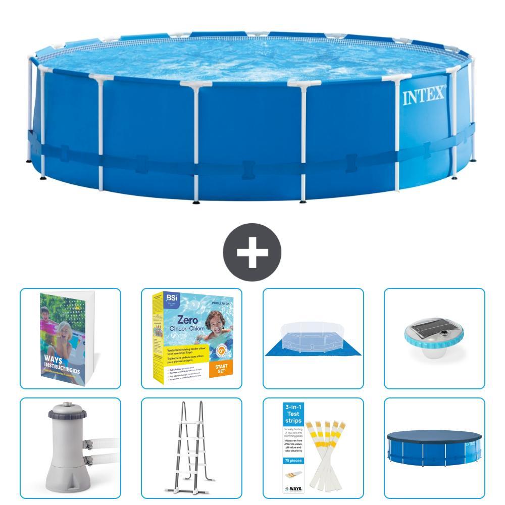 Frame Pool Rund - 457x122 cm - 7-teilig S526
