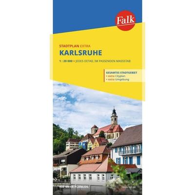 Falk Stadtplan Extra Karlsruhe 1:20.000, Sonstige von , MairDuMont, 978-3-8279-0092-0