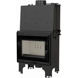 Kratki Wasserführender Kamineinsatz AQUARIO M 12 kW Ø 180 schwarz Doppelverglasung