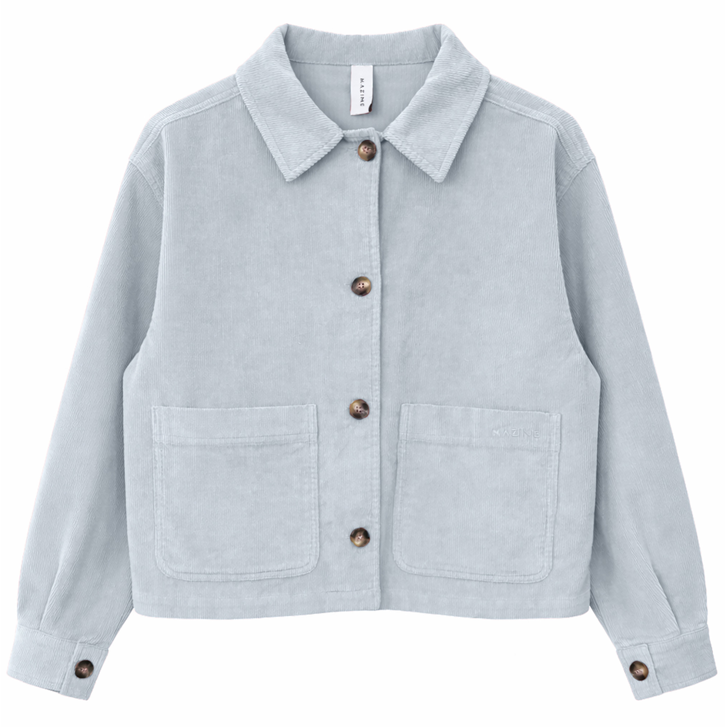 Mazine Corduroy Damen Freizeitjacke, Parkas grau Größe XS Lifestyle Elastisch