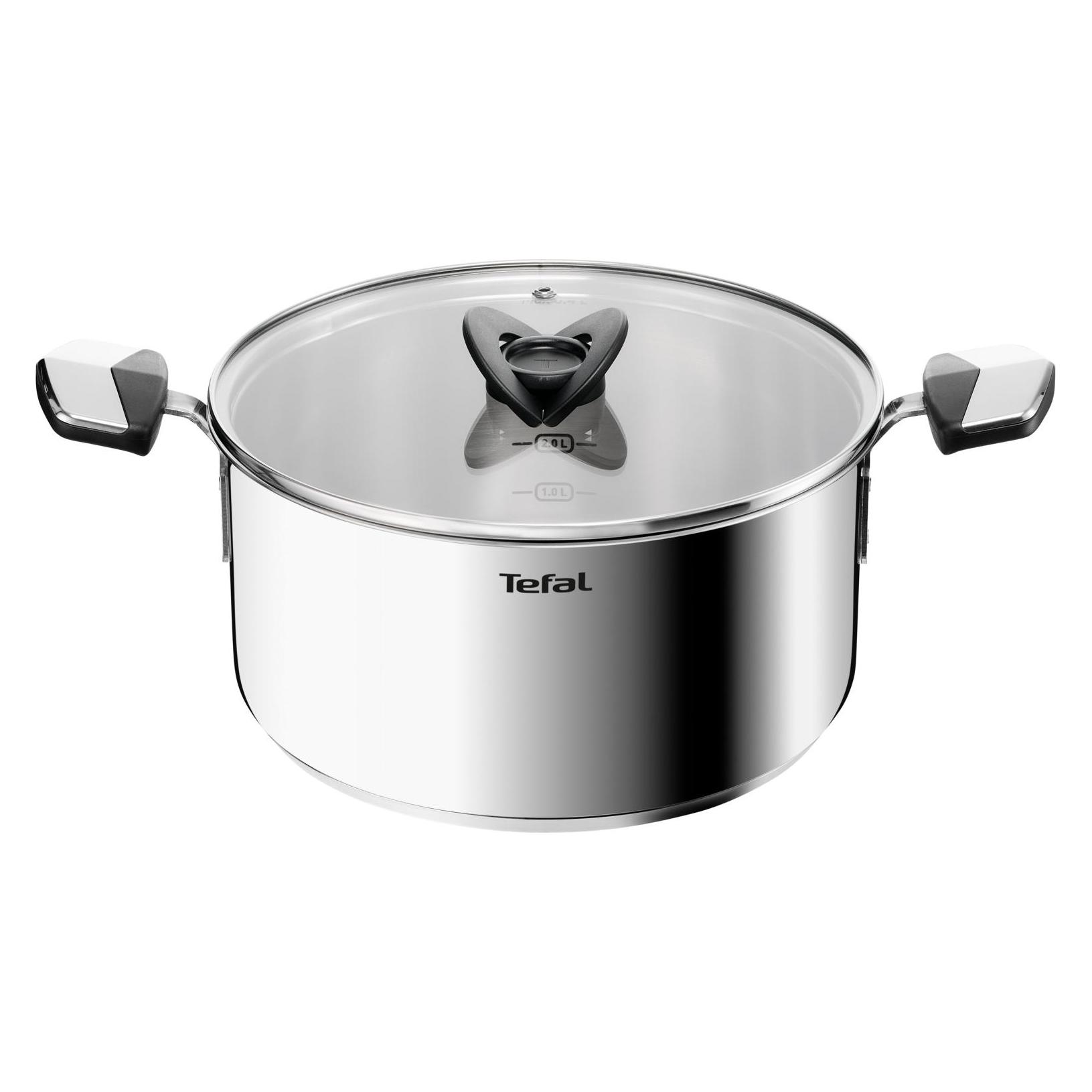 Tefal E3284644 (Kochtopf, Edelstahl, 24 x 14.90 cm) (E3284644)