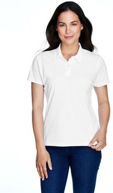 Team 365 TT21W Women's Command Snag Protection Polo Shirt in White size 3XL   Polyester