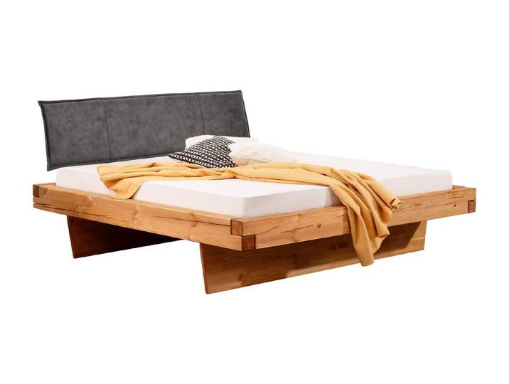 Woodroom Massivholzbett Ypern (Liegeflächen: 140 × 200, 160 × 200 oder 200 × 200 cm), massive Kiefer eichefarbig geölt
