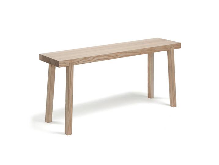 side by side - HockerBank, 95 x 45 cm, Esche natur