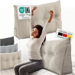 Aktivshop, Kopfkissen, Bett- und Rückenstützkissen (100 x 20 cm)