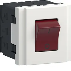 Hager Std 45x45 Schalter EIN/AUS 16A m\LED vw