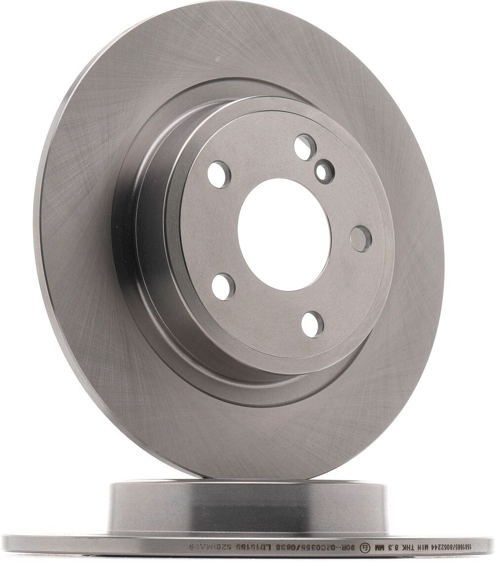RIDEX 3405B3455 Brake discs and pads set