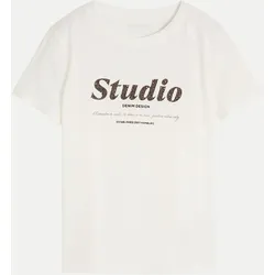 T-Shirt Studio Weiß S