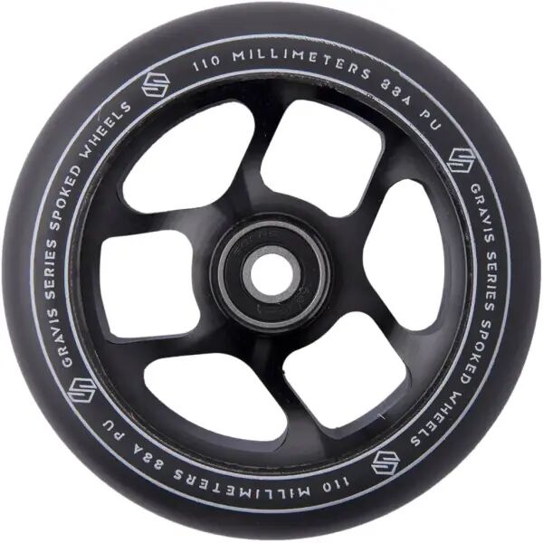 Stunt Scooter Rolle Striker Gravis Spoked (110mm - Schwarz)
