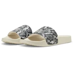PUMA Leadcat 2.0 Snake Chic Pantoletten Damen 02 - alpine snow/gold 42
