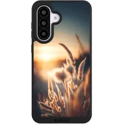 Nivocase Handyhülle für Samsung Galaxy A56 5G Hülle NIVOpure Case Schwarz Natur Sonne Pampasgras (Samsung Galaxy A56 5G), Smartphone Hülle, Schwarz