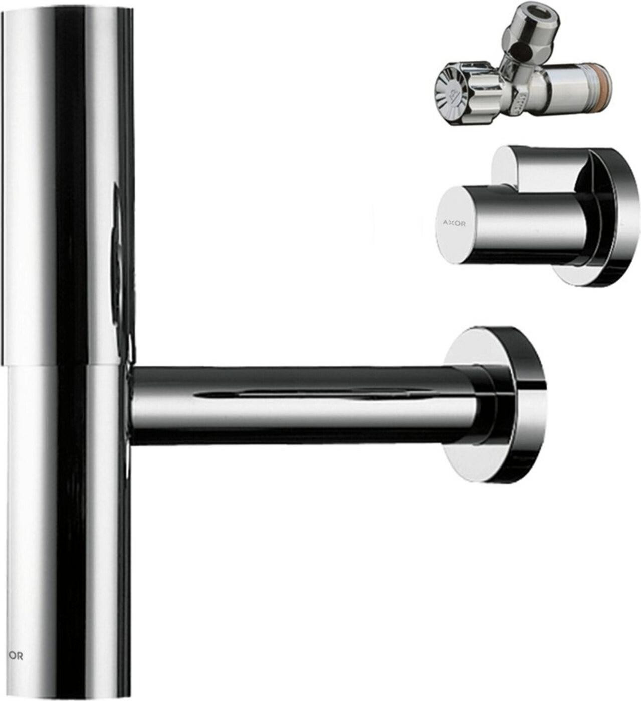 Axor Designsiphon-set Flowstar G 1 1/4, geborsteld brons