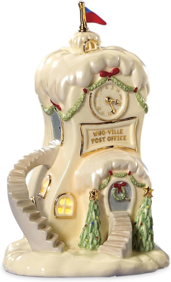 Postkantoor Beeldje Decoratief Figuur Multicolor Hoogte: 17,8 cm