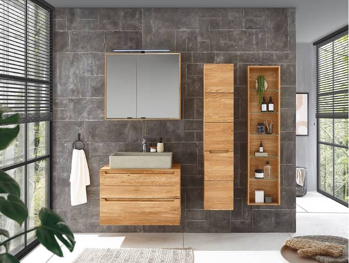 Vasque à poser Terrazzo 62cm Gris clair