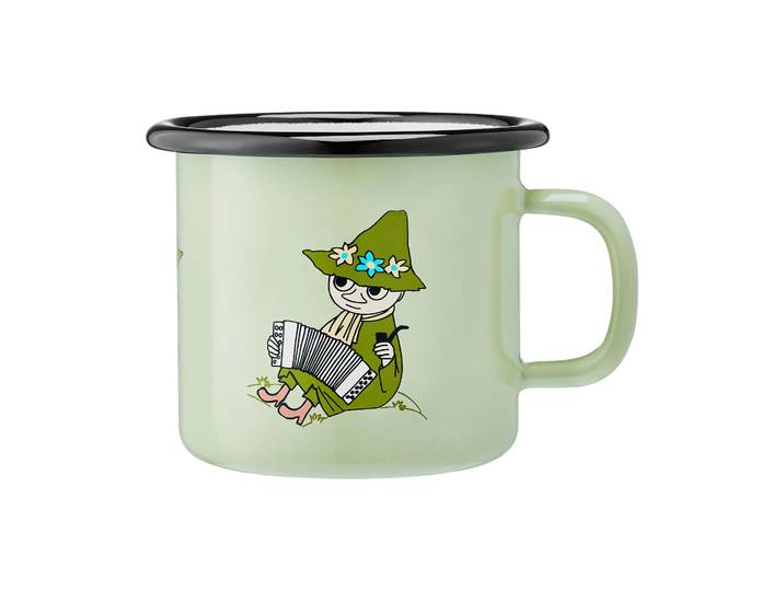 Muurla Moomin geëmailleerde mok 2,5 dl Snufkin
