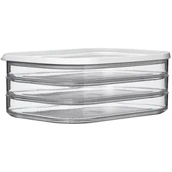 Mepal Aufschnittdosen Modula, Vorratsbehälter, Weiss, Transparent