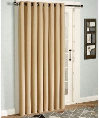 Ricardo Trading Llc Glasgow Grommet Patio Panel 112 x 84, 112 x 84, Gold