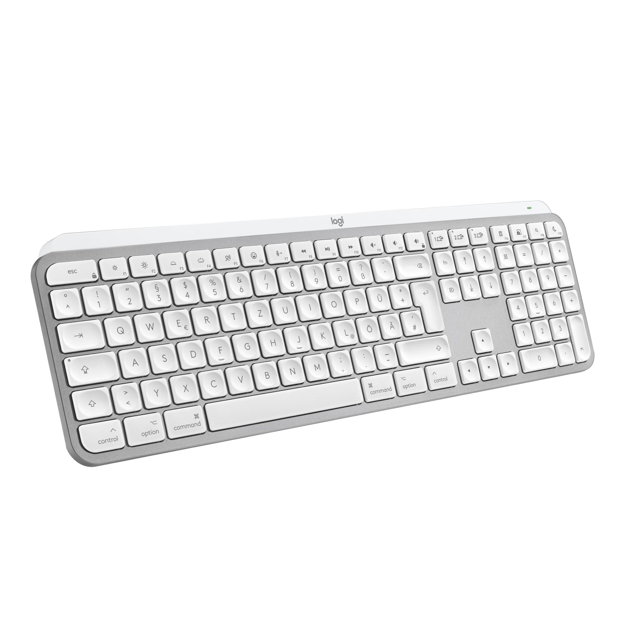 Logitech MX Keys S für Mac Tastatur kabellos (Logi Bolt), Dunkelgrau