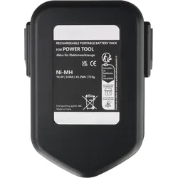 AccuCell, Werkzeugakku + Ladegerät, Werkzeugakku NiMH 14,4V 3,0Ah ersetzt Atlas Copco B14.4 (14.40 V)