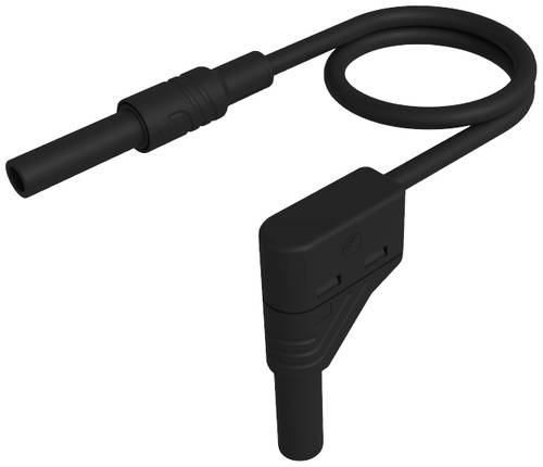 Hirschmann Test & Measurement MAL S WG-B 100/2,5sw Sicherheits-Messleitung 4mm Sicherheits-Stecker 4mm Sicherheits-Stecker 100cm