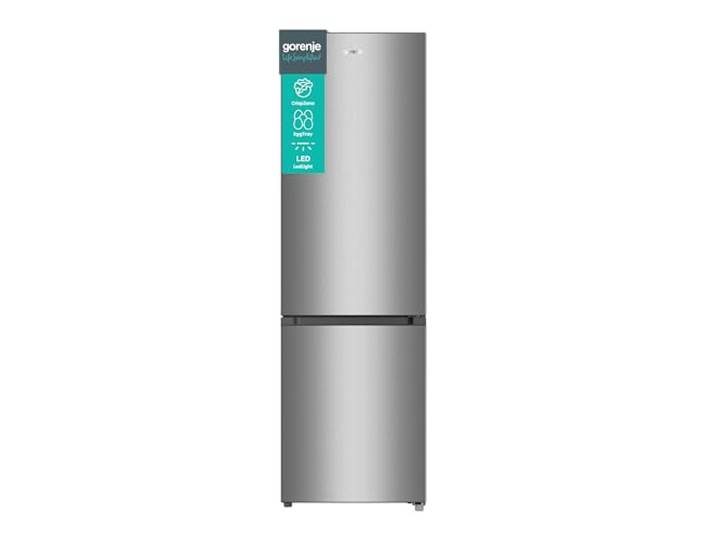 Gorenje RK 4182 PS4 Kühl-Gefrier-Kombination/ Höhe 180 cm/ Kühlen 198 L/ Gefrieren 66 L/ Gemüsefach/ 39dB/ LED Beleuchtung/ HxBxT: 180 x 55 x 55,7 cm / Grau