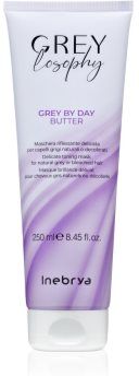 Inebrya Greylosophy Grey By Day Butter máscara para cabelo para cabelo cinzento 250 ml. Greylosophy Grey By Day Butter