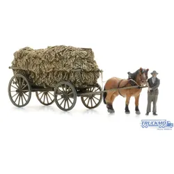 Artitec Fertigmodell Leiterwagen Heuernte + Figur 387.619