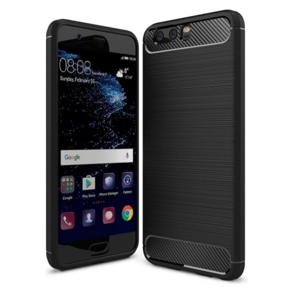 Screenguard Huawei P10 Plus Hülle Carbon Brushed Soft TPU (Huawei P10 Plus) (00022828)