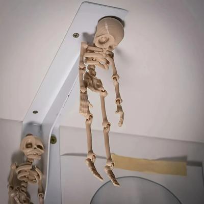 Uplift Essentials Magnetic Poseable Luminous Skull Fridge Magnet Magnetic Poseable Luminous Skull Fridge Magnet