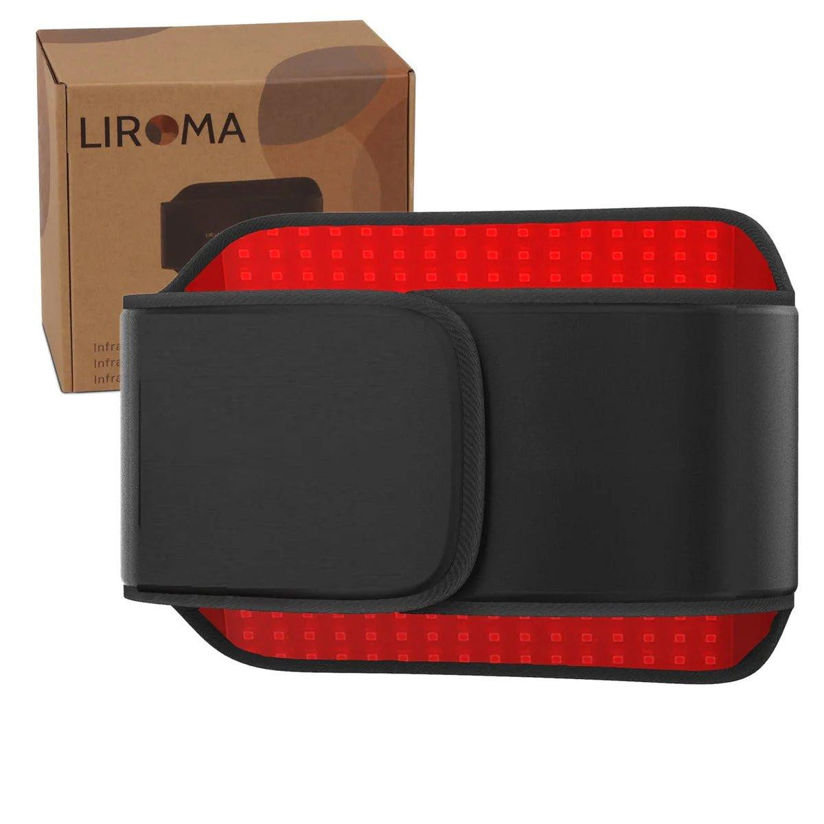 LIROMA HeatPULSE Rugband – Infrarood Warmteband voor Rug, Buik en Schouders – 127 x 22 cm – 30–75 °C met Timer