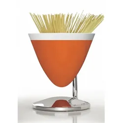 BUGATTI – Uma Orange Waage – einfarbige Oberfläche, maximale Kapazität 3 kg