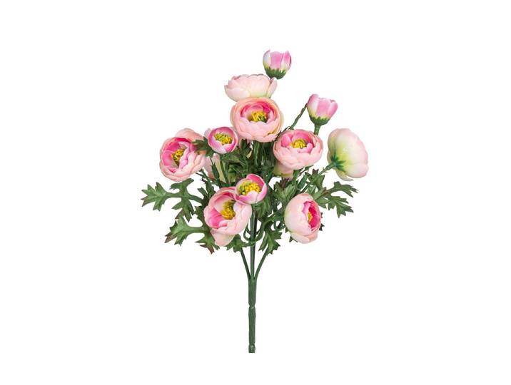 Kunstblume BOTANIC-HAUS Ranunkelstrauss 28 cm , rosa (rosé), H:28cm, Kunststoff, Kunstpflanzen, Kunstblume