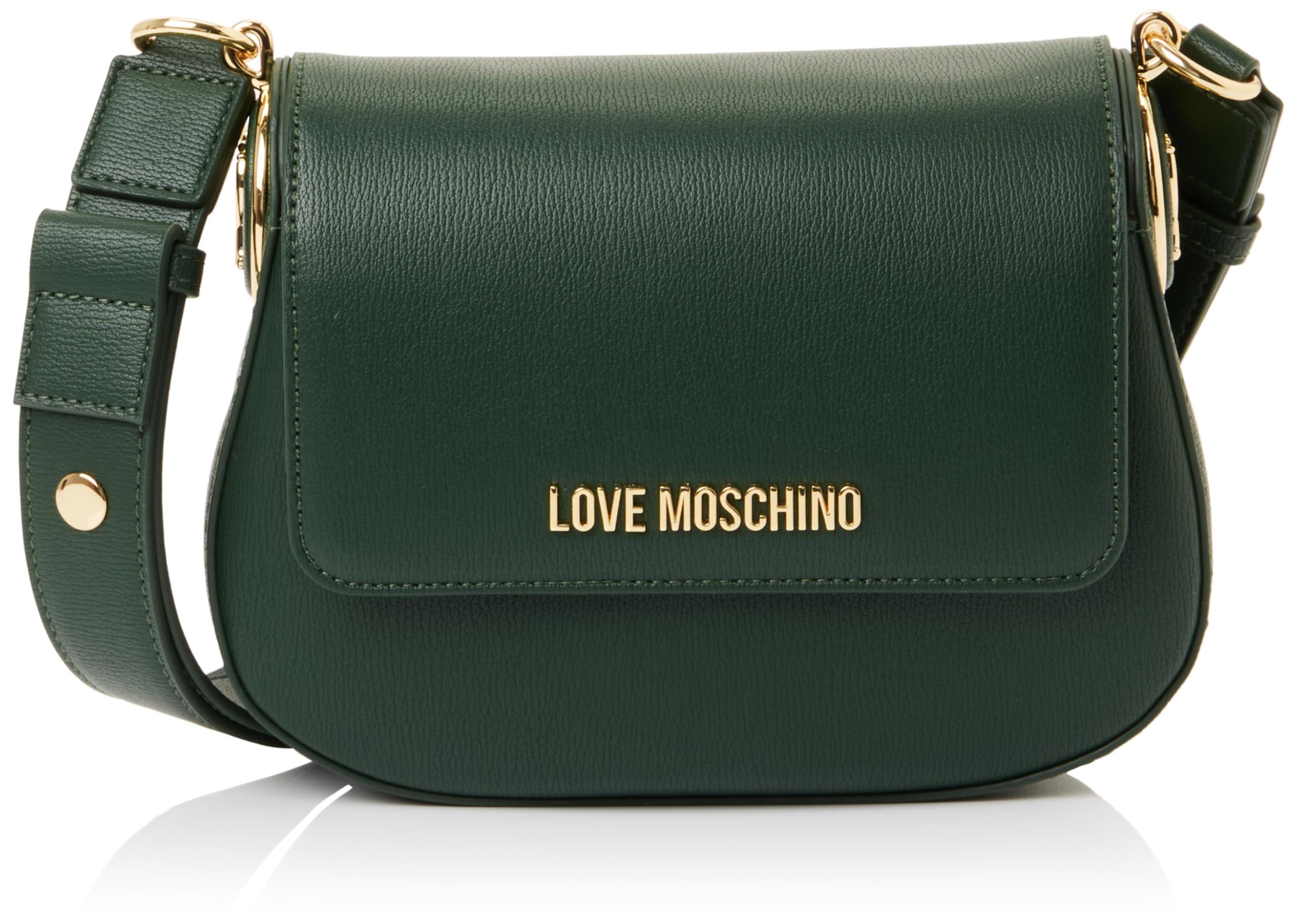 Love Moschino Grüne PolyurethanTasche, grün, Einheitsgröße