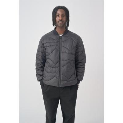 Outdoorjacke CLEPTOMANICX "All Season Jacket Liner", Herren, Gr. L, schwarz, 100% Polyamid, kariert, normal, ohne Ausschnitt, Jacken Outdoorjacke, im lockeren Schnitt