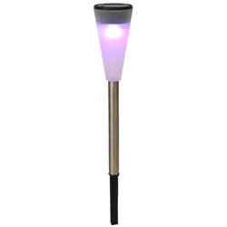 Gartenstecker SOLAR (H 36,50 cm) - silber - H 36,50 cm