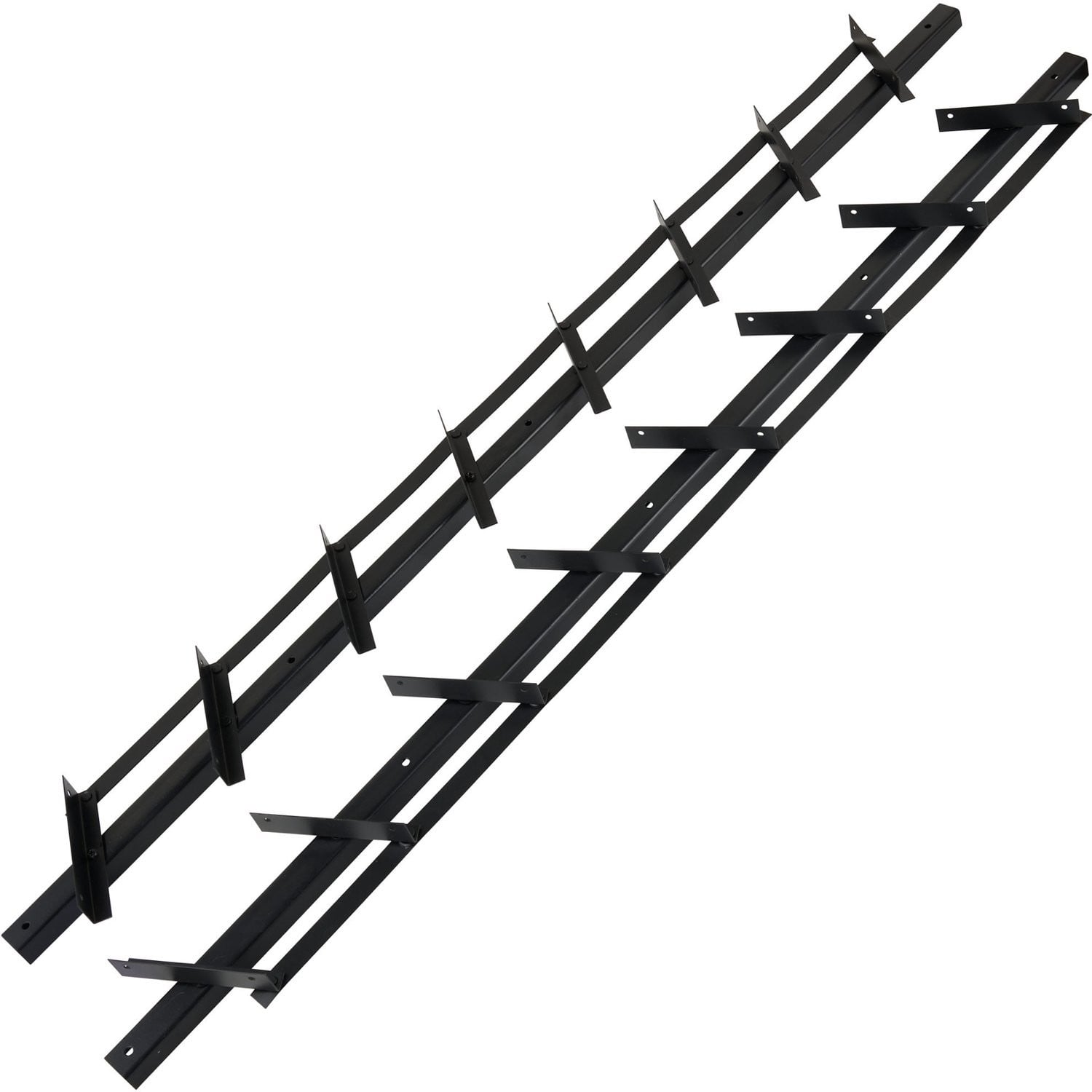 Flex Fence draaibare lamellen - zwart RVS - Breedte: 95 cm - 2 stuks
