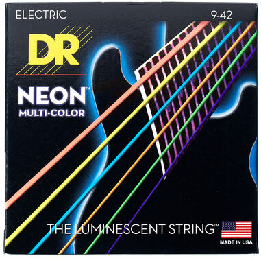 DR Strings Neon Multi NMCE-9