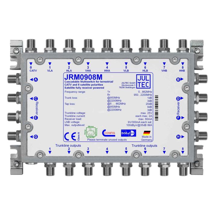 Jultec GmbH Multischalter JRM0908M 9 auf 8 Kaskade (JRM0908M)