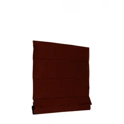 Basic Raffrollo Faltrollo 80x175 cm Schoko Braun Raffgardine